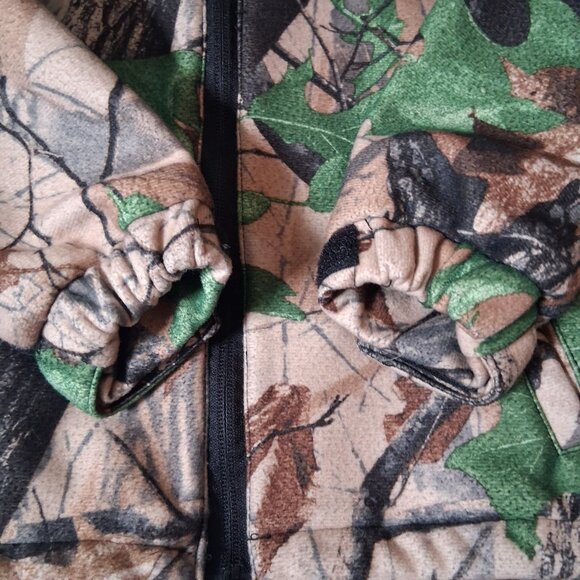 Oaki Oakiwear Tree Camo Jacket Youth 3T Camouflage Hunt Hunting Outdoors Hooded - Picture 11 of 12